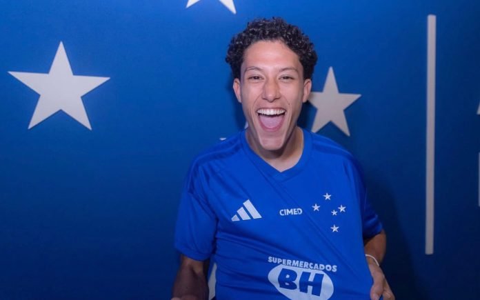 Felipe Morais, meia do Cruzeiro (Foto: Luan Martins/Cruzeiro)