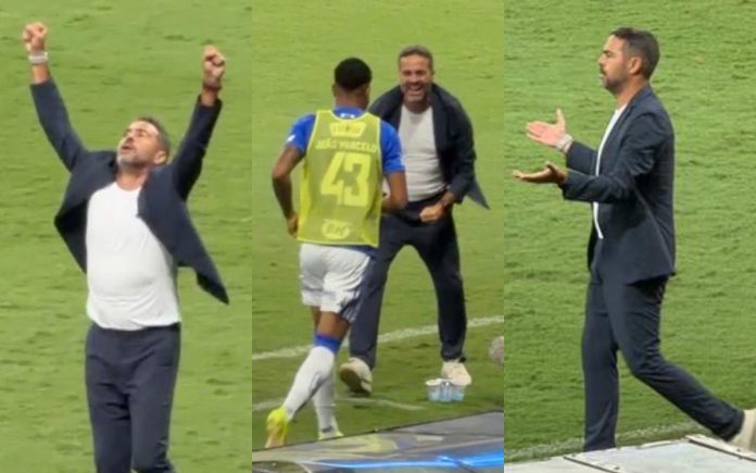 Artur Jorge, técnico do Cruzeiro, em jogo contra o Vitória