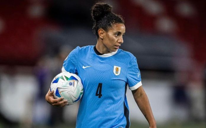 Laura Felipe, lateral do Cruzeiro e da Seleção Uruguaia (Foto: Divulgação/Seleção Uruguaia)