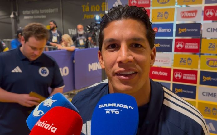 Lucas Romero falou sobre gol em vitória do Cruzeiro