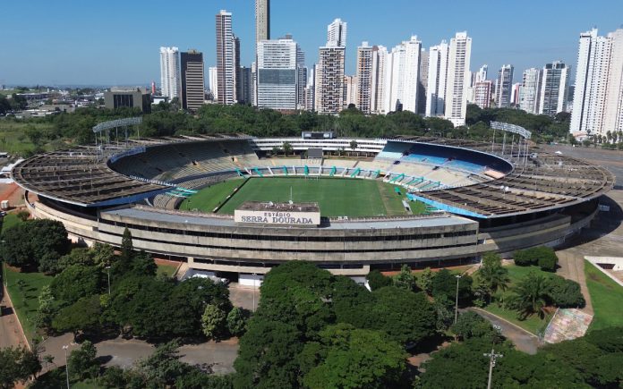 Serra Dourada, palco do confronto entre Goiás e Cruzeiro (Foto: Filipe Felício/Samuca TV)