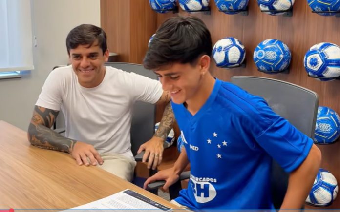 Fagner e Henrique Lemos (Foto: Reprodução/TV Cruzeiro)