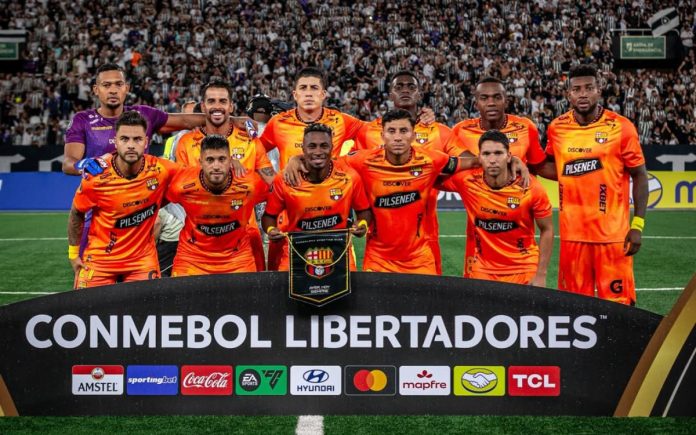 Time do Barcelona-EQU na Libertadores 2026