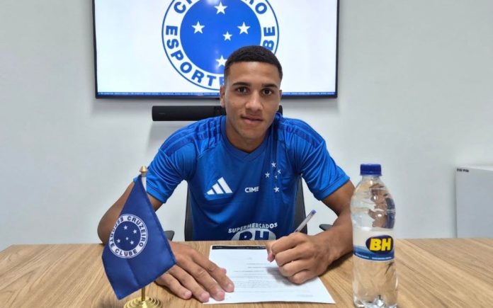 Guilherme Miranda, novo atacante do Sub-20 do Cruzeiro (Foto: Divulgação/Cruzeiro)