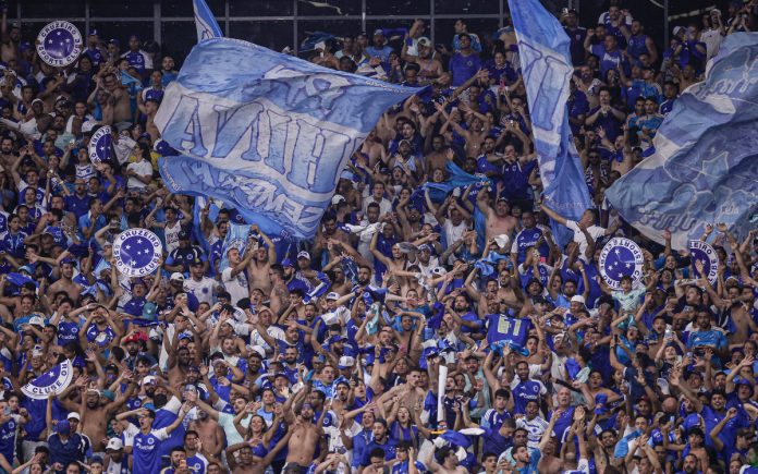 Torcida do Cruzeiro no Mineirão (Foto: Divulgação/FMF)