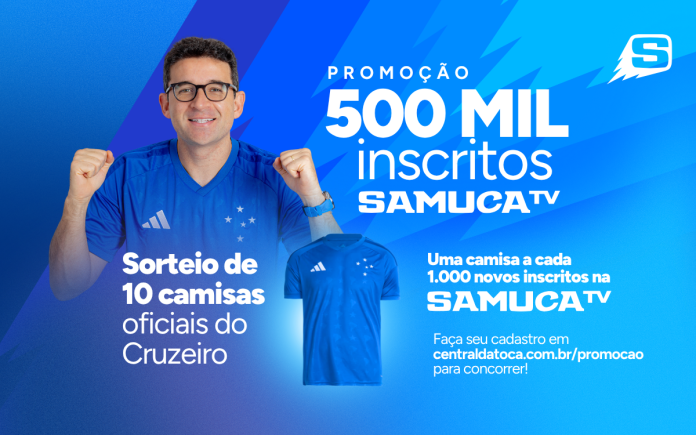 Promoção 500 mil inscritos na Samuca TV