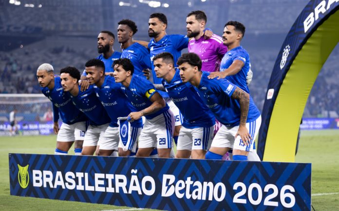 Time do Cruzeiro pelo Campeonato Brasileiro (Foto: Gustavo Aleixo/Cruzeiro)