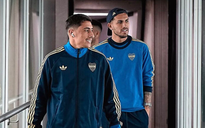 Merentiel e Paredes estão entre os relacionados para o duelo (Foto: Reprodução/Boca Juniors)