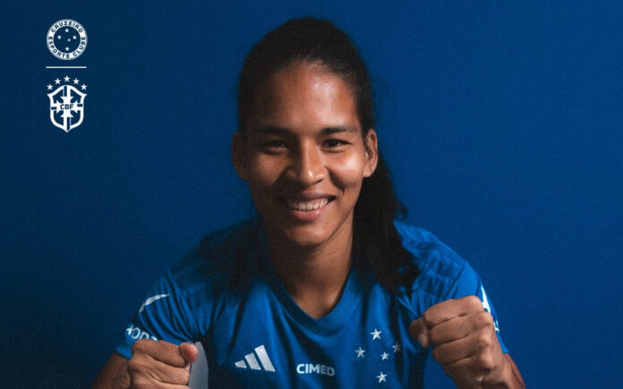 Marilia, atacante do Cruzeiro (Foto: Divulgação/Cruzeiro)