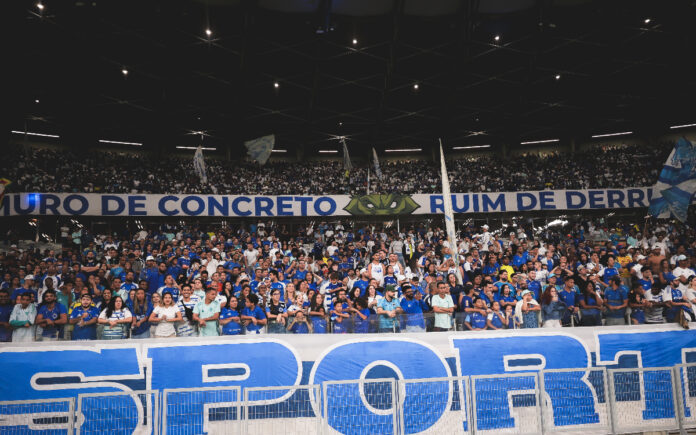 Torcida do Cruzeiro no Mineirão (Foto: Gustavo Martins/ Cruzeiro)
