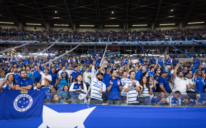 Torcida do Cruzeiro no Mineirão (Foto: Gustavo Aleixo/Cruzeiro)