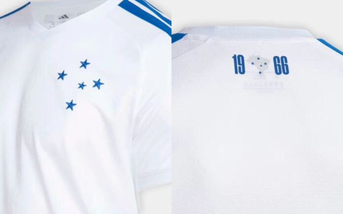 Nova camisa branca do Cruzeiro para 2026