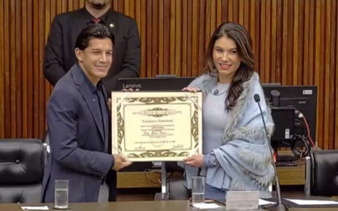 Lucas Romero recebeu título de Cidadão Honorário de BH