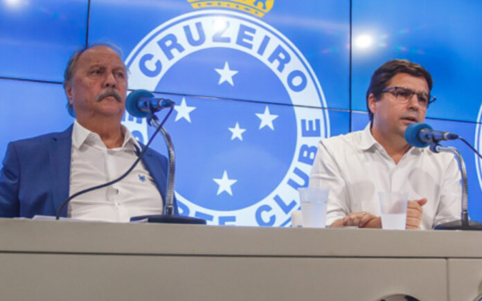 Wagner Pires de Sá e Itair Machado, ex-presidente e ex-vice de futebol do Cruzeiro