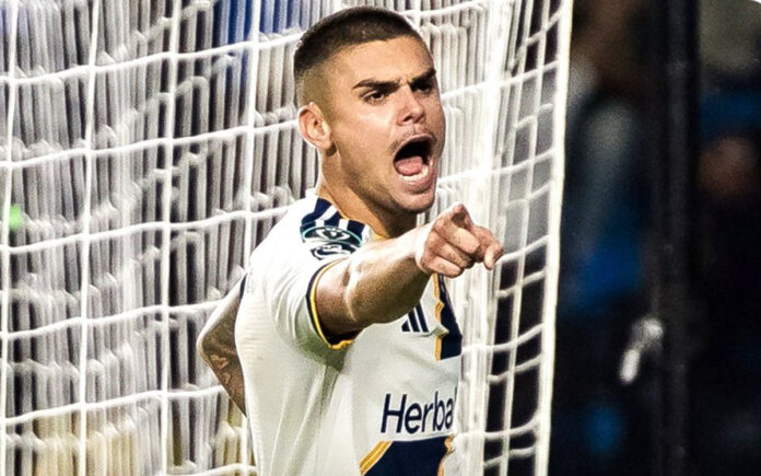 Gabriel Pec, atacante do LA Galaxy (Foto: Reprodução/LA Galaxy)