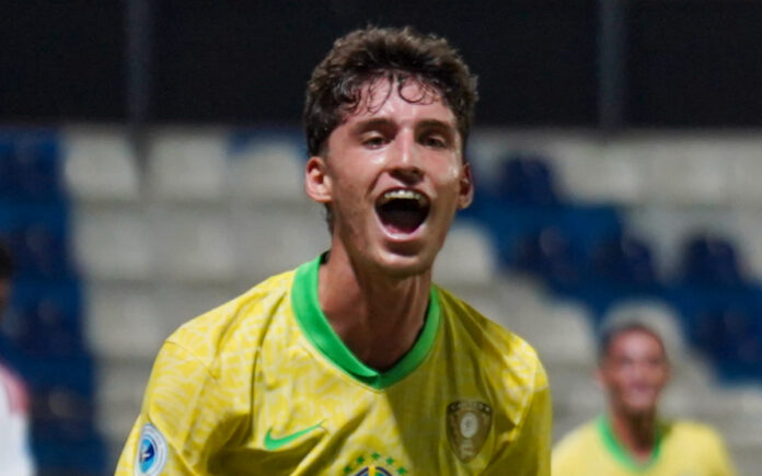 Eduardo Pape, meio-campista do Cruzeiro e da Seleção Sub-17 (Foto: Nelson Terme / CBF)