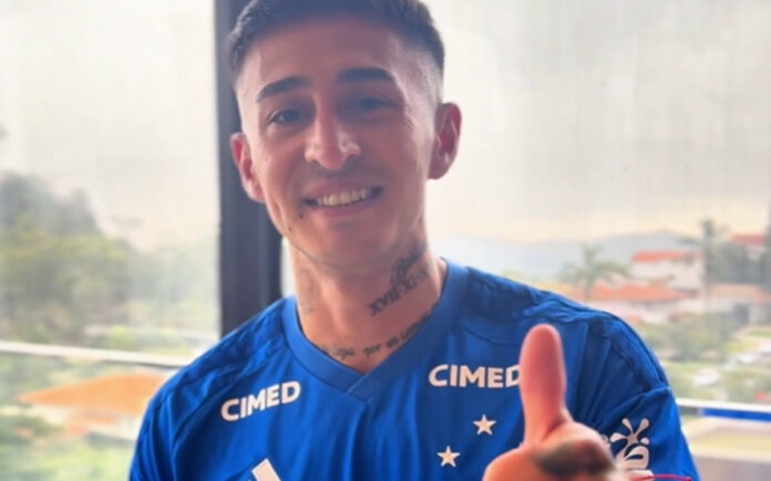 Rojas, novo lateral do Cruzeiro (Foto: Reprodução/Cruzeiro)