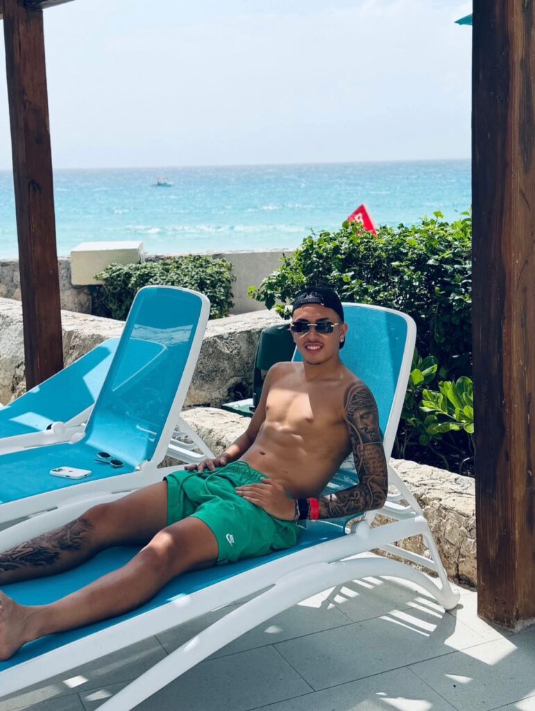 Kauã Moraes viajou para Cancun, no México (Foto: Reprodução/Instagram)