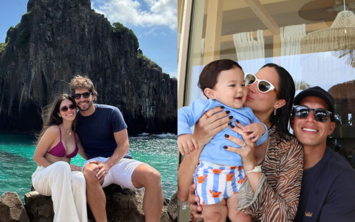 Lucas Silva e Romero durante período de férias