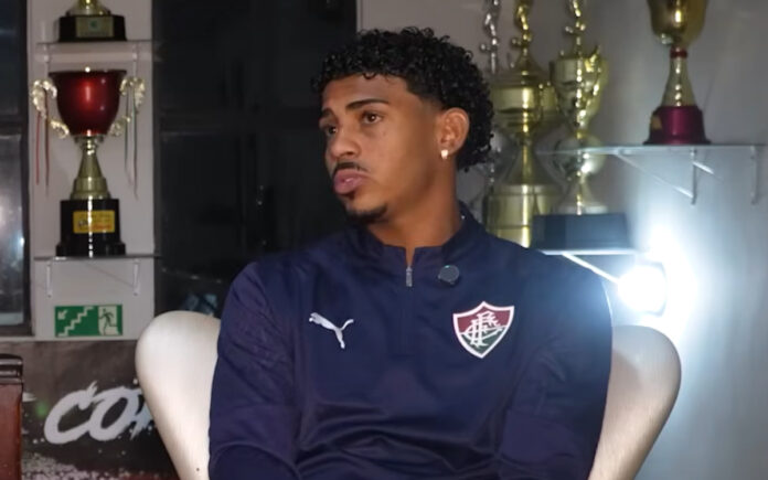 John Kennedy, atacante do Fluminense (Foto: Reprodução/Flu TV)