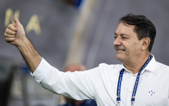 Pedro Lourenço, presidente do Cruzeiro, no Mineirão