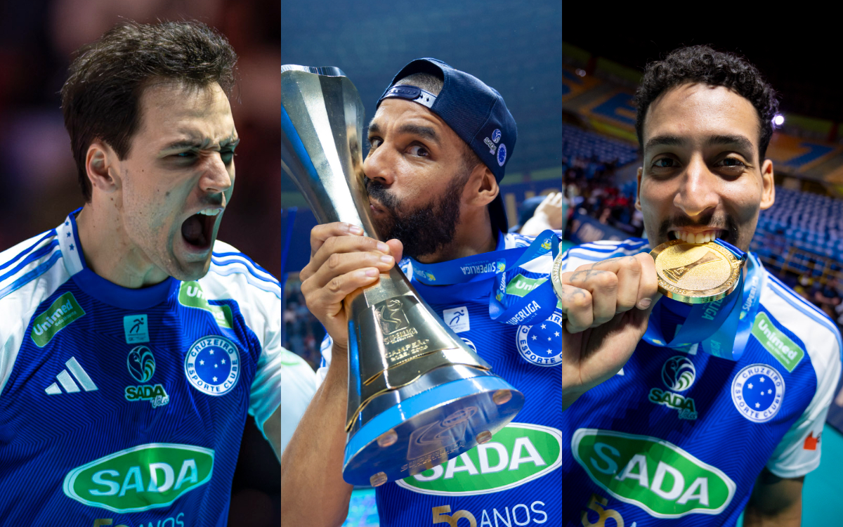 Sada Cruzeiro anuncia renovação com sexteto campeão da Superliga Masculina
