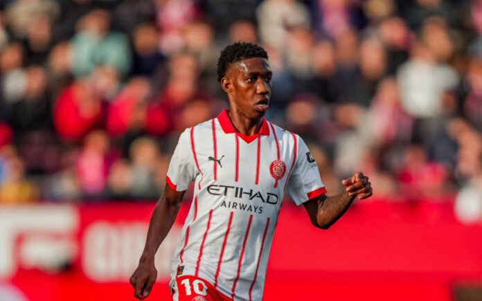Asprilla, atacante do Girona-ESP (Foto: Girona/Divulgação)
