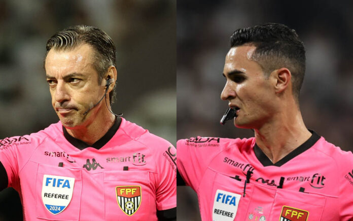 Raphael Claus e Candançan vão apitar os jogos do Cruzeiro na Copa do Brasil (Fotos: Cesar Greco/Palmeiras)
