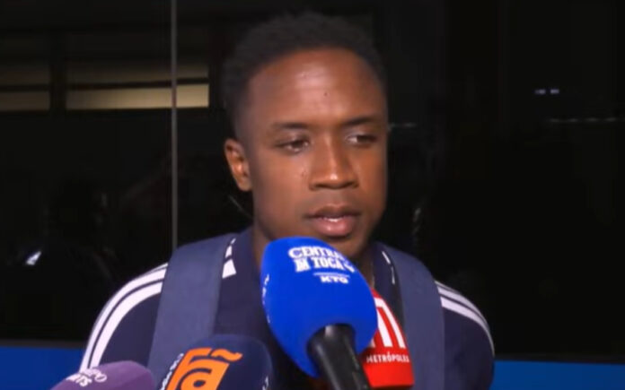 Sinisterra, atacante do Cruzeiro (Foto: Reprodução/Samuca TV)