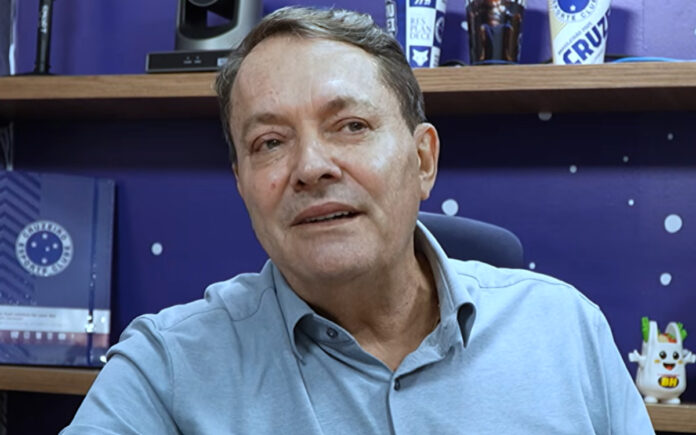 Pedrinho, presidente do Cruzeiro (Foto: Reprodução/TV Cruzeiro)