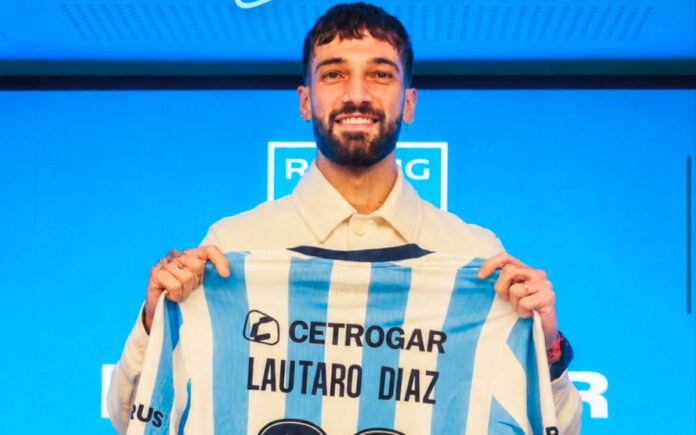 Lautaro Díaz foi anunciado como reforço do Racing (Foto: Divulgação/Racing)