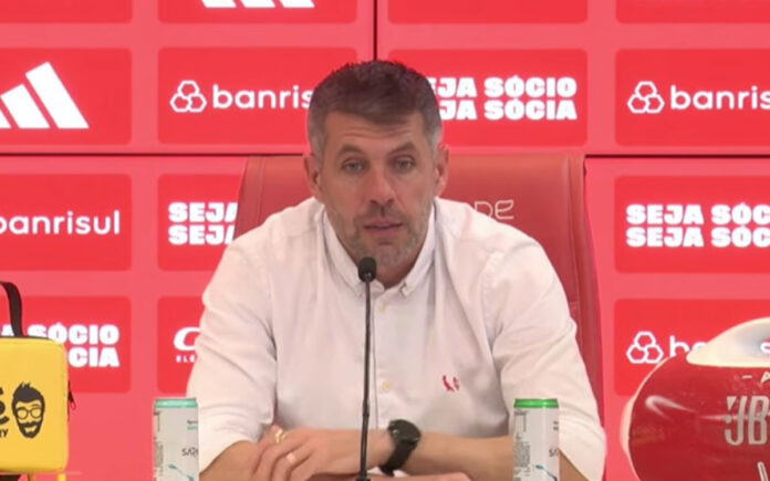 Pezzolano, técnico do Inter (Foto: Reprodução/Internacional)