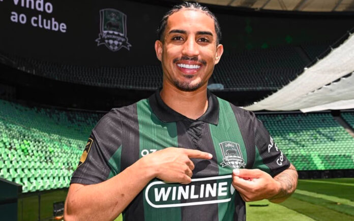 Christian foi anunciado como reforço do Krasnodar (Foto: Divulgação/Krasnodar)