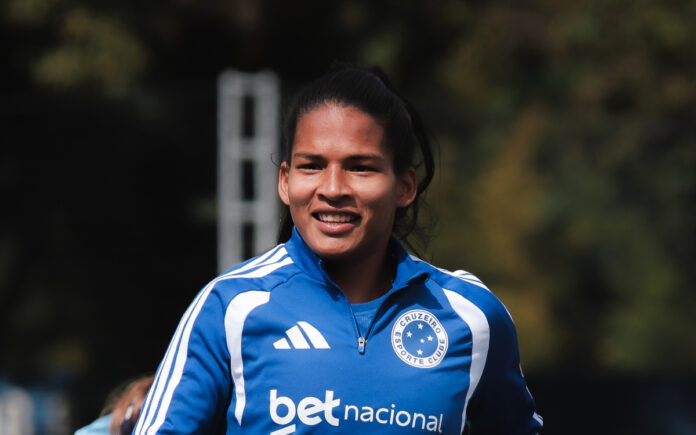 Marília, atacante do Cruzeiro Feminino (Foto: Gustavo Martins/Cruzeiro)