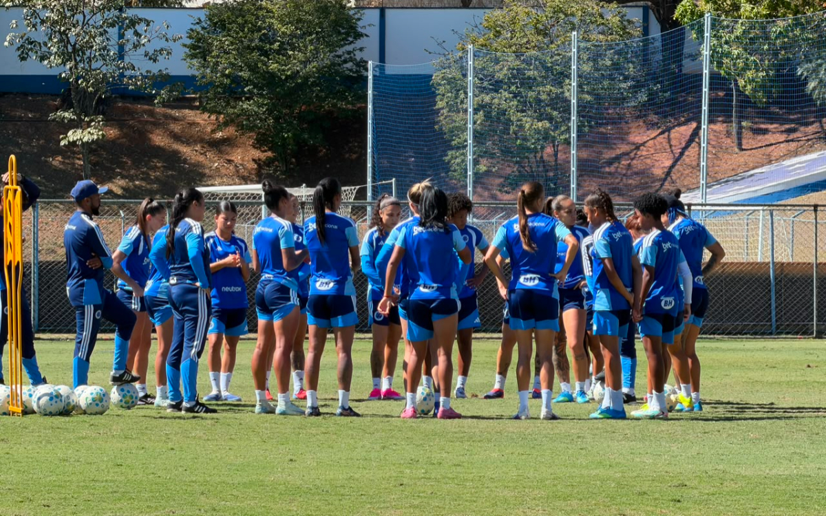 Com novidades, Cruzeiro faz treino aberto na Toca I antes de decisão pela Copa do Brasil Feminina