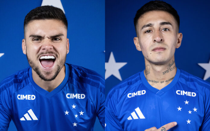 Gabriel Pec e Rojas, reforços do Cruzeiro em 2026