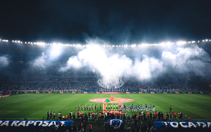 A torcida do Cruzeiro protagonizou linda festa no Mineirão