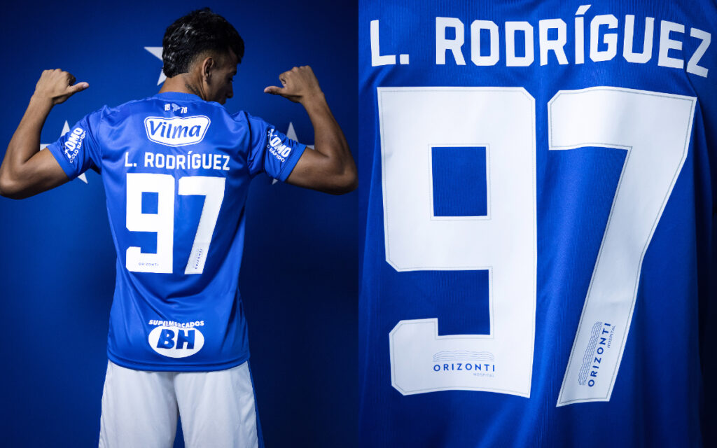Lucho vai usar a camisa 97 no Cruzeiro (Foto: Gustavo Aleixo/Cruzeiro)