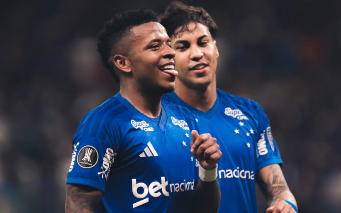 Arroyo e Kaio Jorge, atacantes do Cruzeiro (Foto: Gustavo Martins/Cruzeiro)