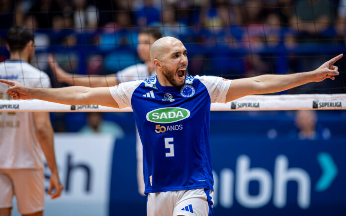 Matheus Brasília, levantador do Sada Cruzeiro (Foto: Agência i7/Sada Cruzeiro)
