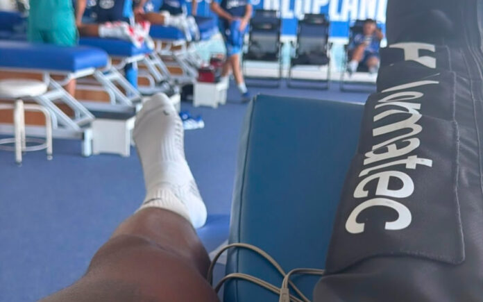 Geovane Jesus está em recuperação na Toca ll (Foto: Reprodução/Redes Sociais)
