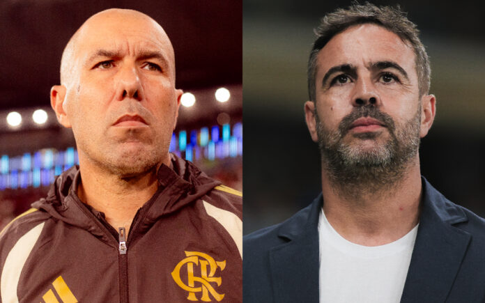 Leonardo Jardim e Artur Jorge, treinadores de Flamengo e Cruzeiro, respectivamente (Fotos: Divulgação/Flamengo e Cruzeiro)