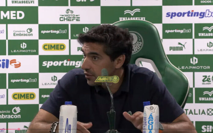 Abel Ferreira, técnico do Palmeiras (Foto: Reprodução/TV Palmeiras)
