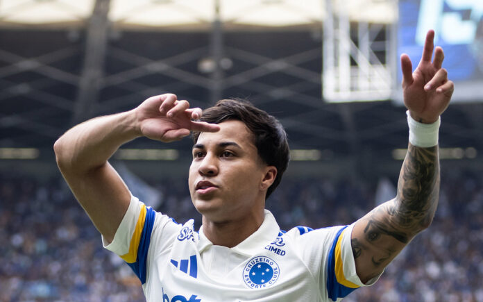 Kaio Jorge marcou um dos gols do Cruzeiro contra o Mirassol (Foto: Gustavo Aleixo/Cruzeiro)
