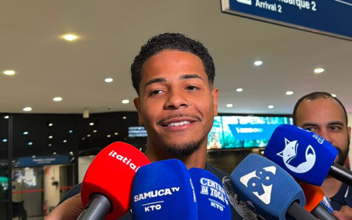 Wesley, novo atacante do Cruzeiro (Foto: Maic Costa/Central da Toca)