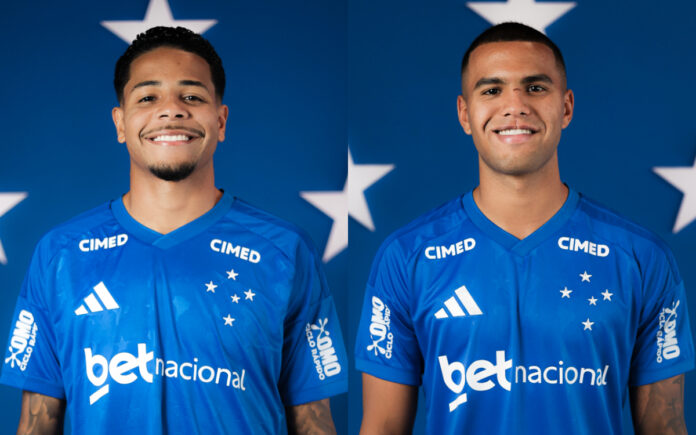 Wesley e João Costa, atacantes do Cruzeiro (Fotos: Gustavo Martins/Cruzeiro)
