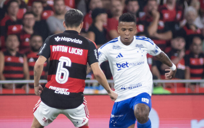 Arroyo durante jogo no Maracanã (Gustavo Aleixo/Cruzeiro)