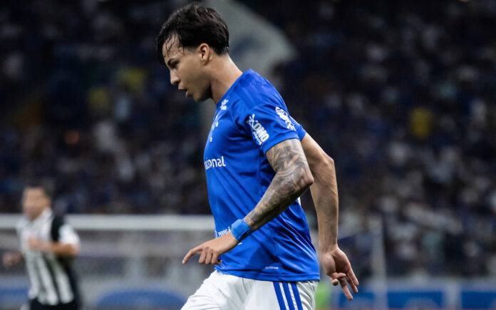 Kaio Jorge no clássico contra o Atlético-MG, pela Copa do Brasil