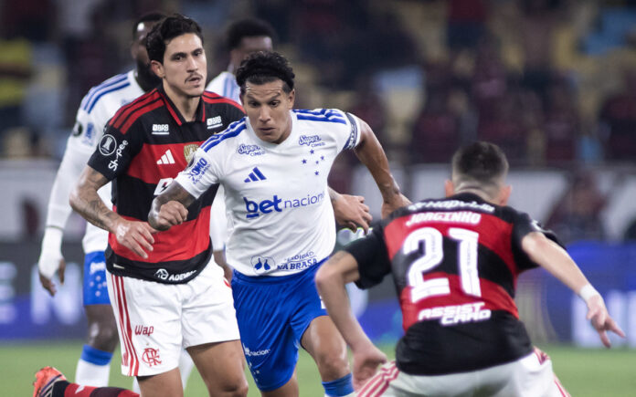 Romero na derrota para o Flamengo, no Maracanã