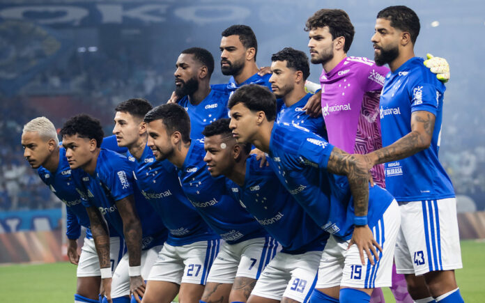 Time do Cruzeiro que derrotou a Chapecoense, no Mineirão